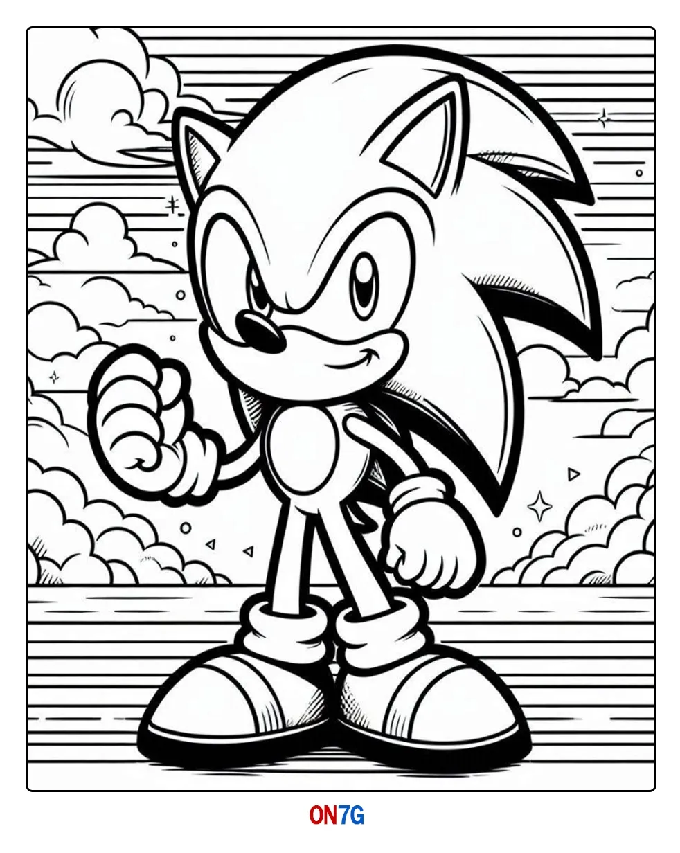 Ausmalbilder Sonic Zum Ausdrucken