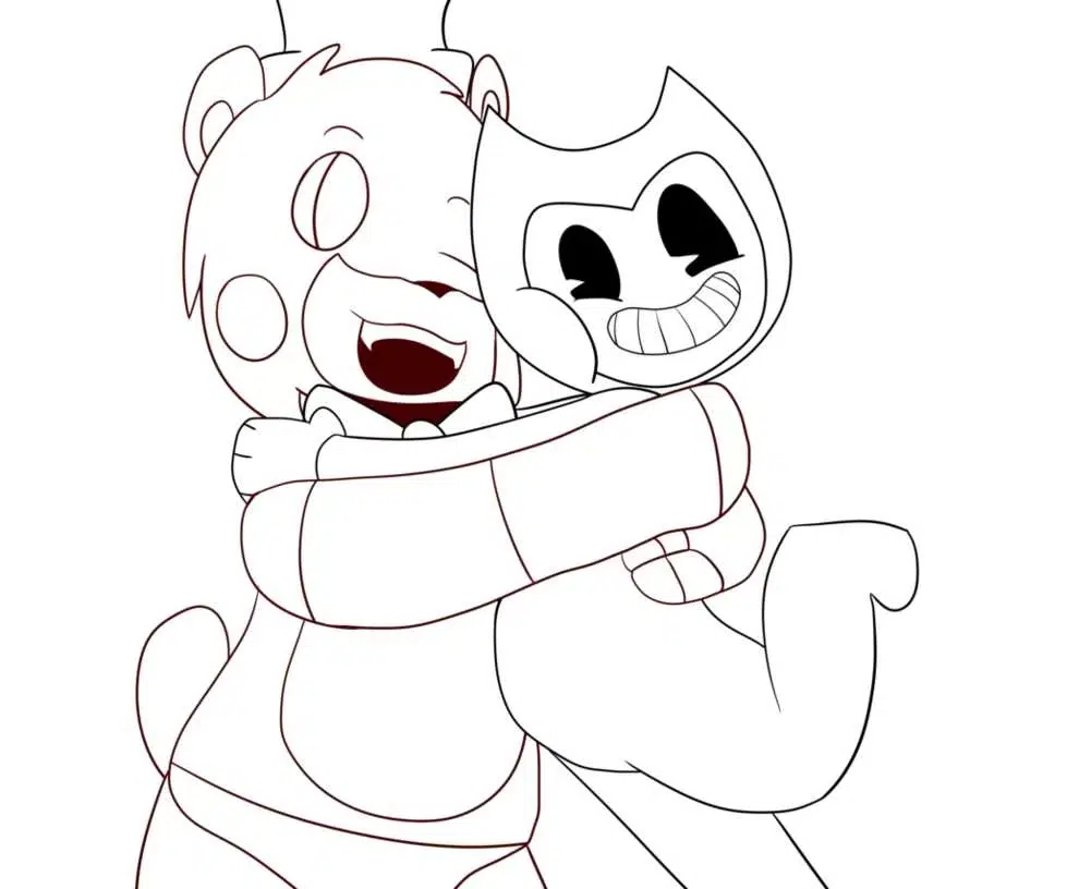 Ausmalbilder Bendy Zum Ausdrucken