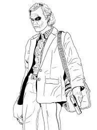 Waffenhaltender Cooler Joker