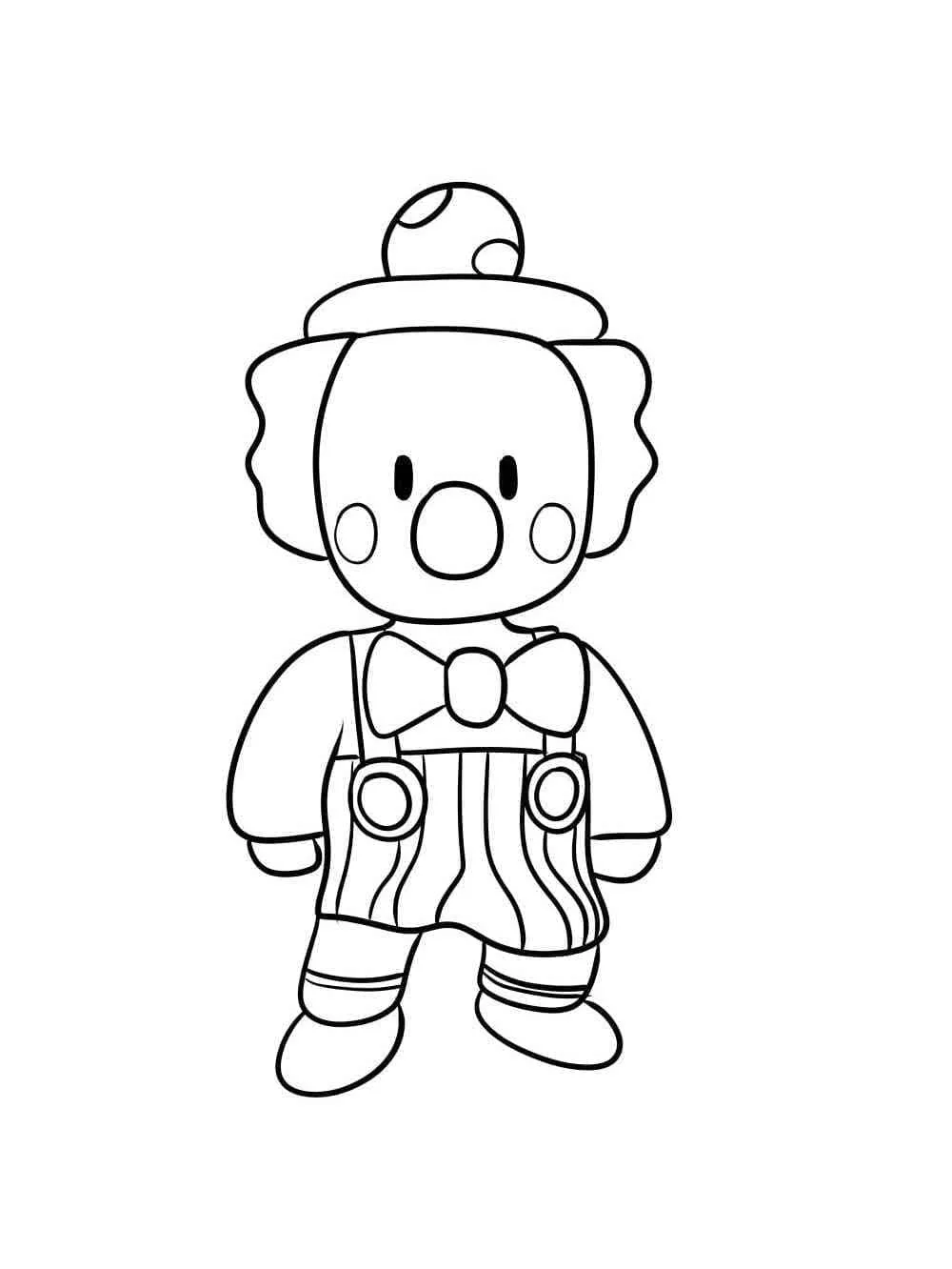 Stumble Guys Clown Bozo