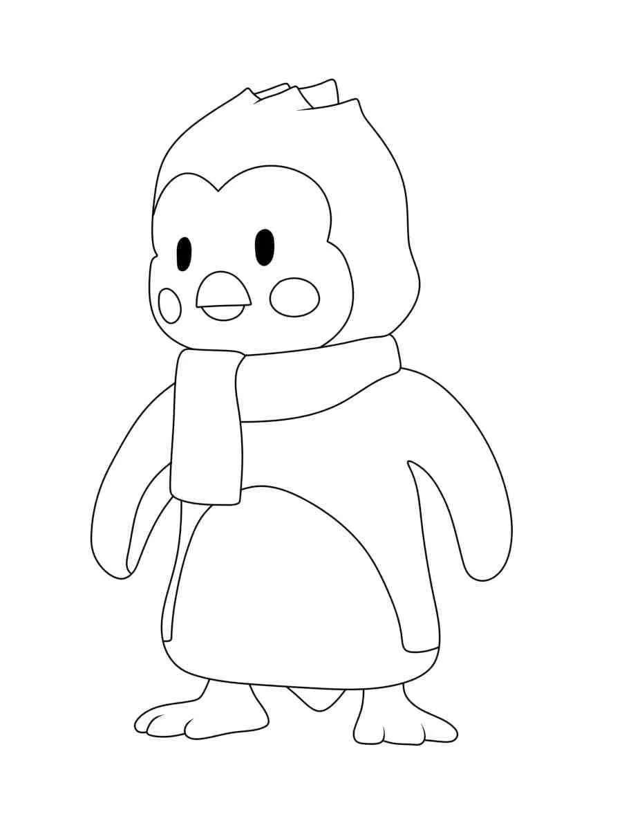 Stumble Guys Kalter Pinguin