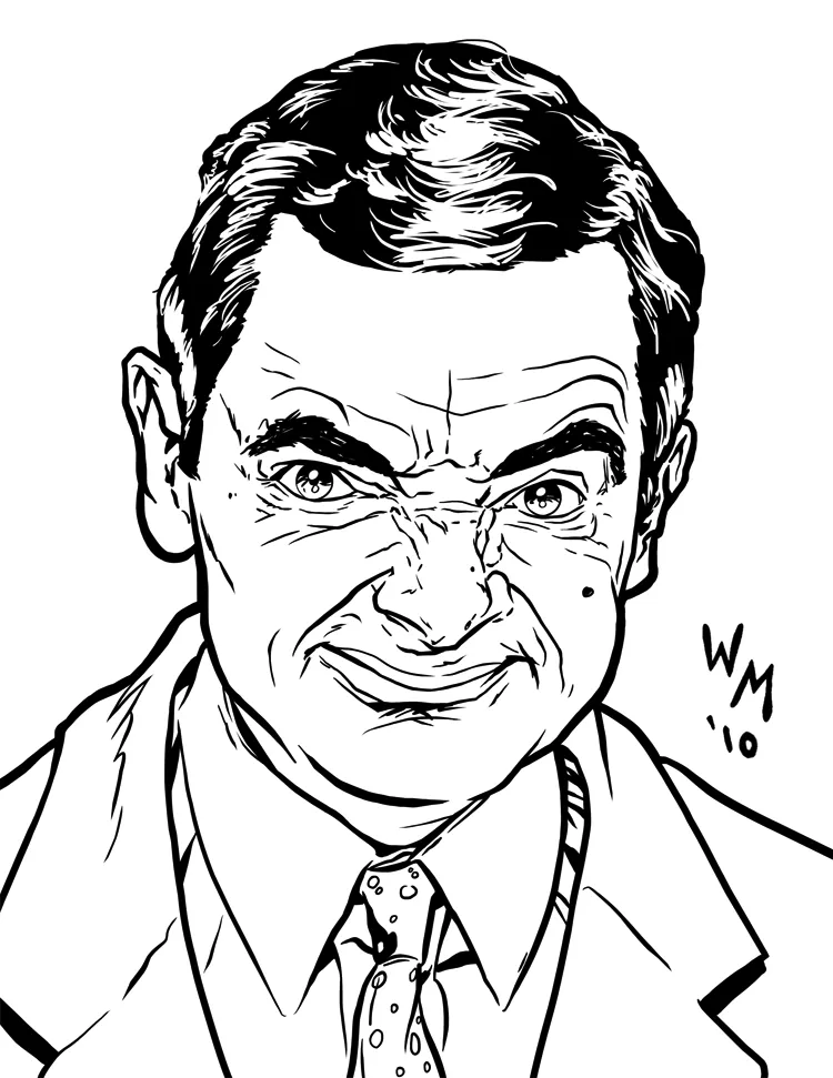 Mr. Beans Lustiges Gesicht