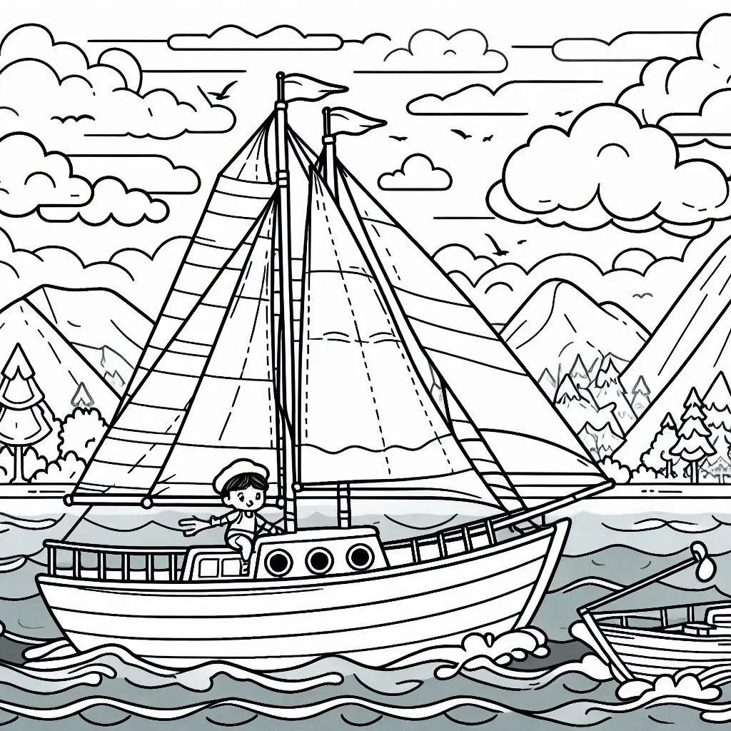 Segelboot Bilder Zum Ausmalen