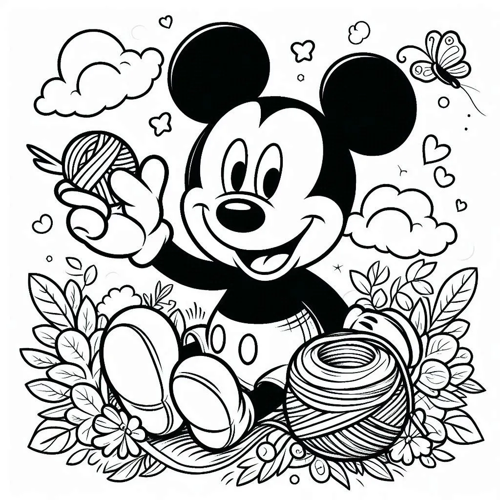 Mickey Maus Bilder Zum Ausmalen Kreativer Malspaß Für Kinder