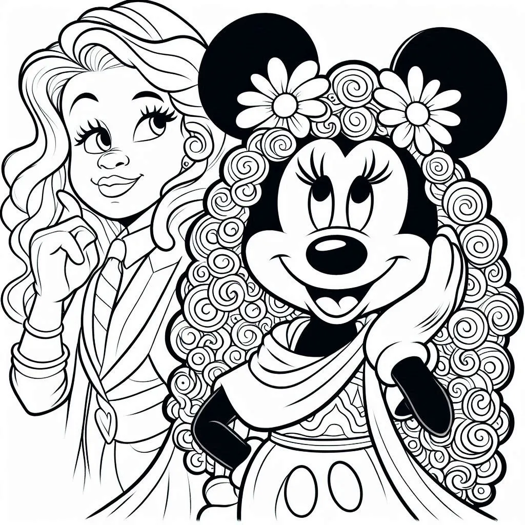 Mickey Maus Malvorlagen Magische Disney-Momente Auf Papier